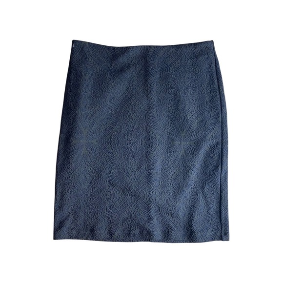 J.McLaughlin Dresses & Skirts - J McLaughlin Womens Size‎ 2 Blue Textured Career Pencil Skirt